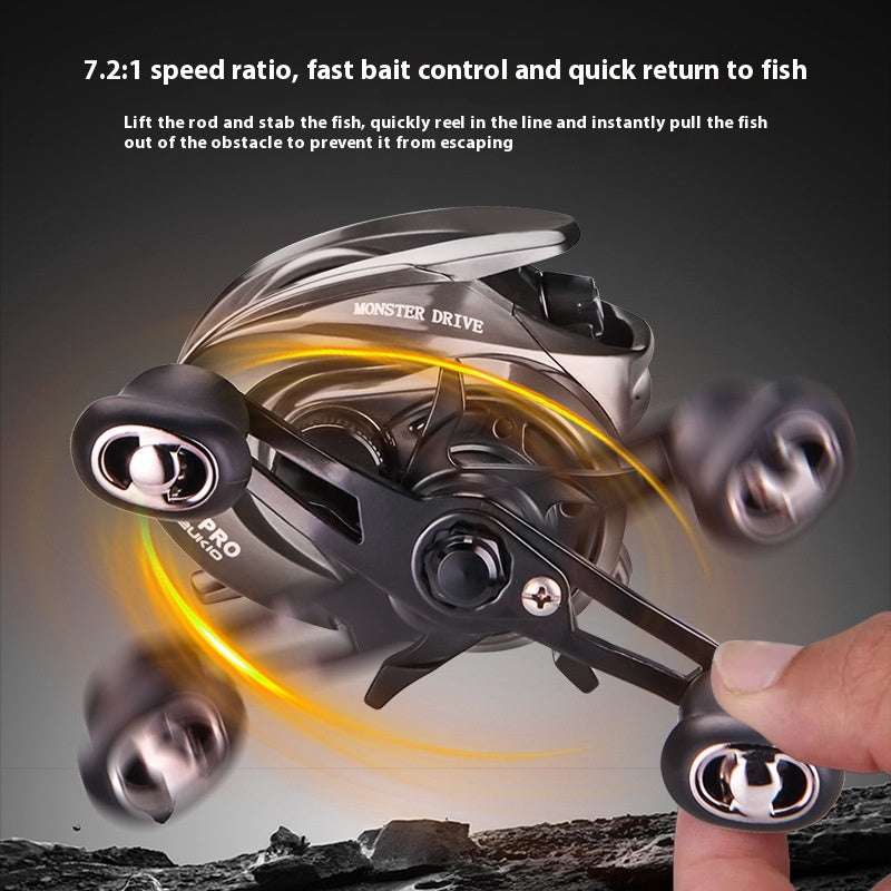 Micro Droplet Roue Dual Brake Ligne de Pêche Roue