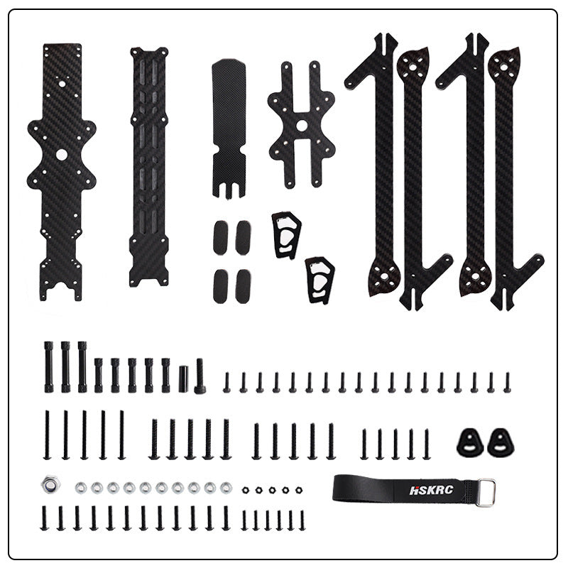 Cadre de la machine HSKRC XL10 V6 en fibre de carbone de 10 pouces