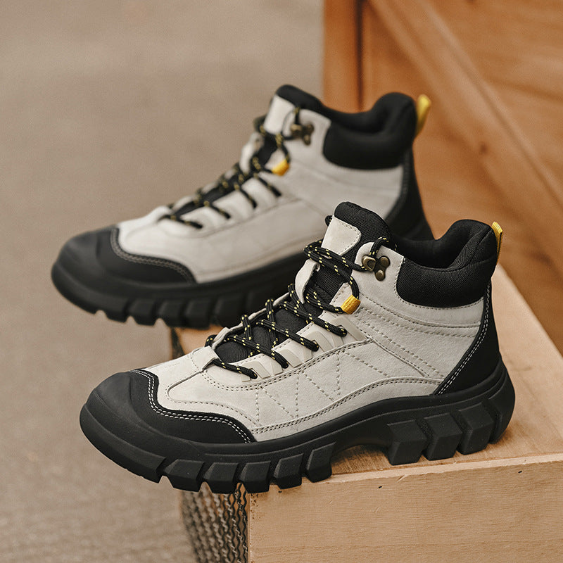 Chaussures Homme Automne Hiver Haut-Haut Randonnée et Bottes d'alpinisme