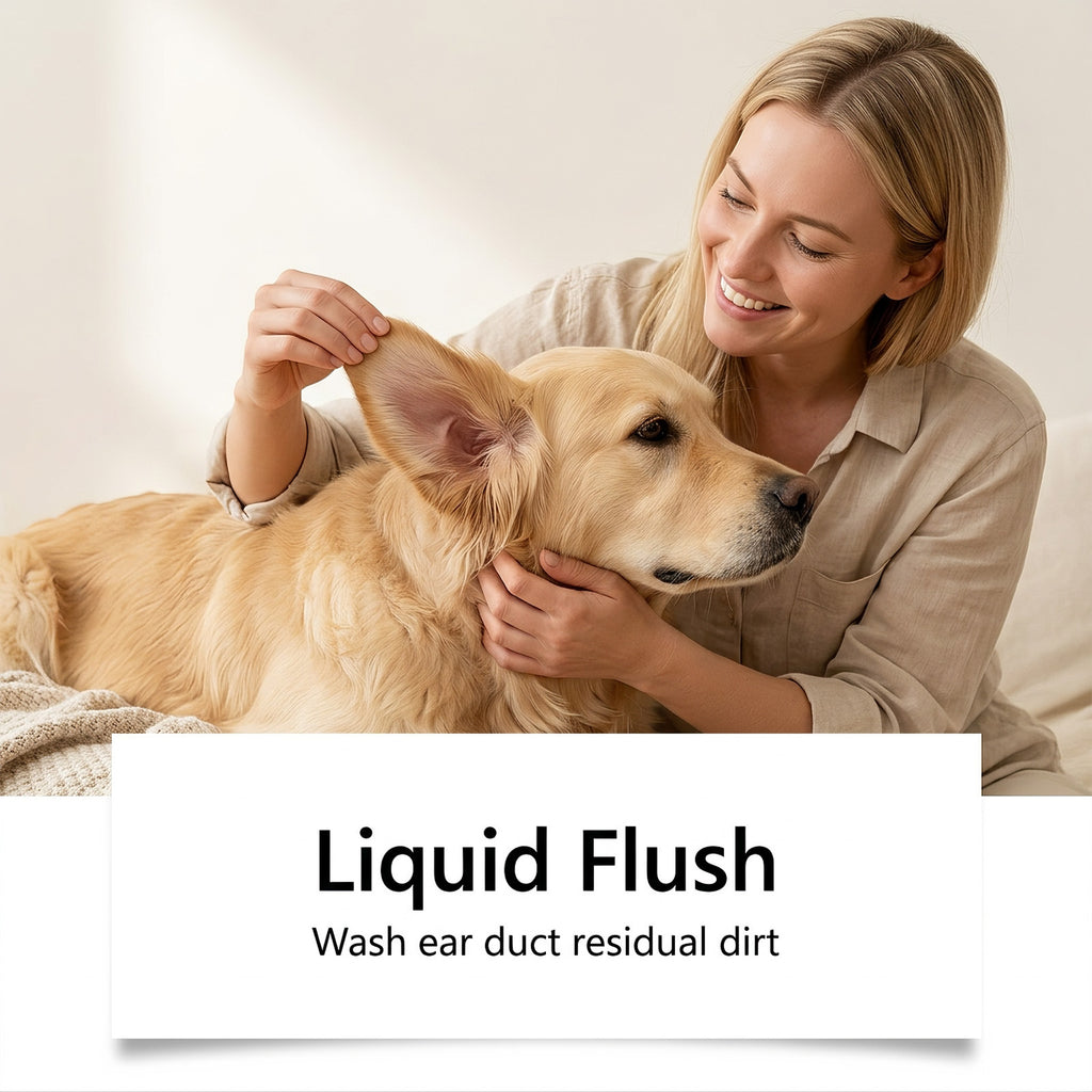 Soins de l'oreille pour animaux de compagnie Drops Nettoyage doux de l'oreille pour animaux de compagnie