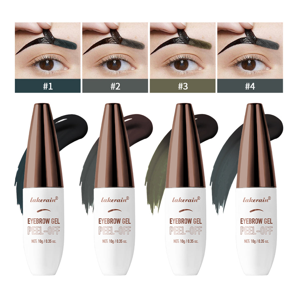 Sourcils sauvages à l'épreuve de l'eau à trois dimensions à l'épreuve de la sueur Crème de sourcils à l'épreuve de la peau