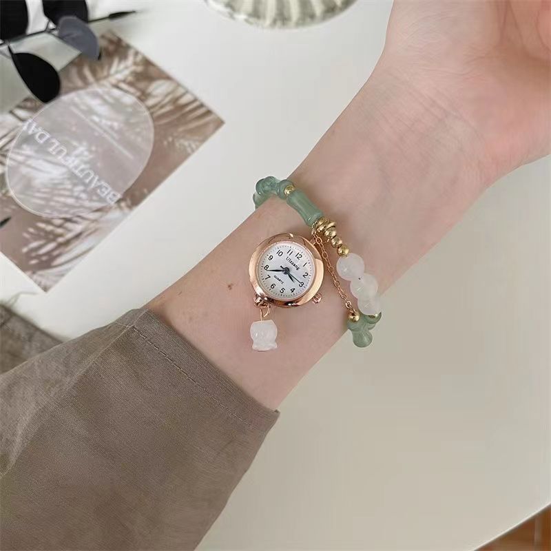 Style chinois Bamboo Knot Bracelet Montre femmes Quartz