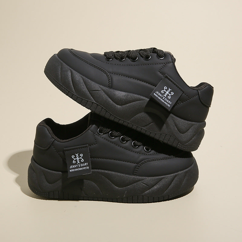 Sneakers augmentant la taille pour les étudiantes