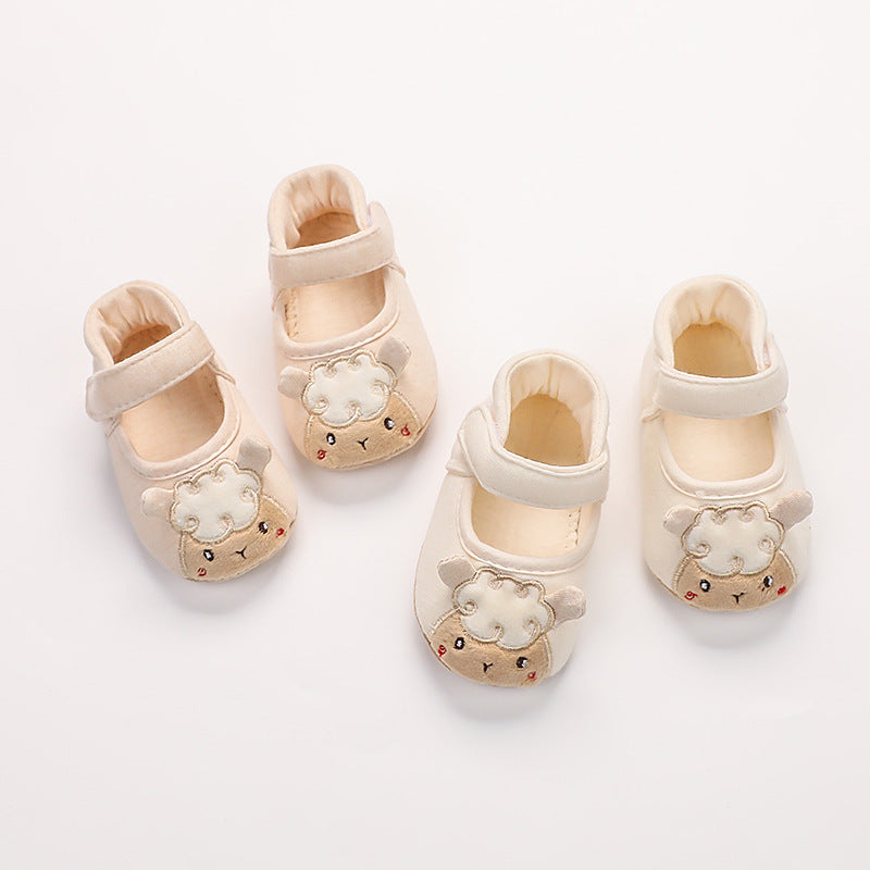 Pompes en coton couleur Agneau mignon bébé