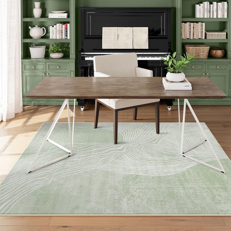 Simple salon Rug style crémeux étanche Et résistant aux taches et facile à utiliser