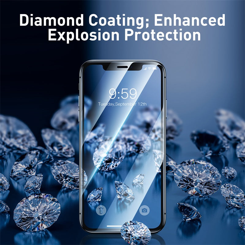 0.23mm Non Broken Edge Full-Screen Curved Tempered Film pour IPX XS 11 Pro 5.8 Pouces