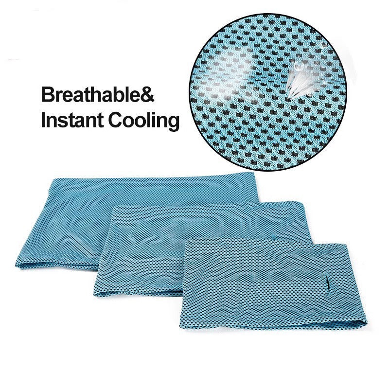 Droit Lutter contre les fournitures de collier Serviette Triangle Cooling Summer Heatstroke Cat British Cattle P