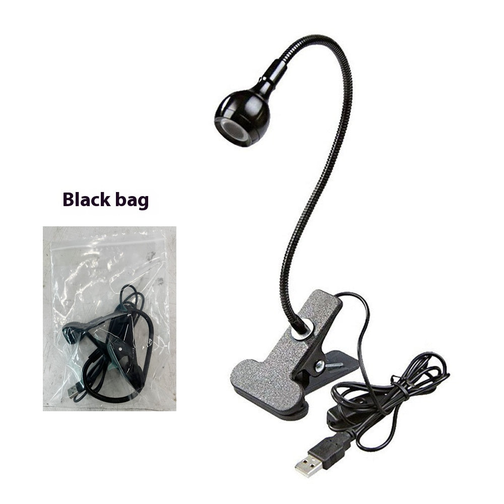 Lampe Gooseneck lampe de table USB avec clou de pince de colle UV polonaise