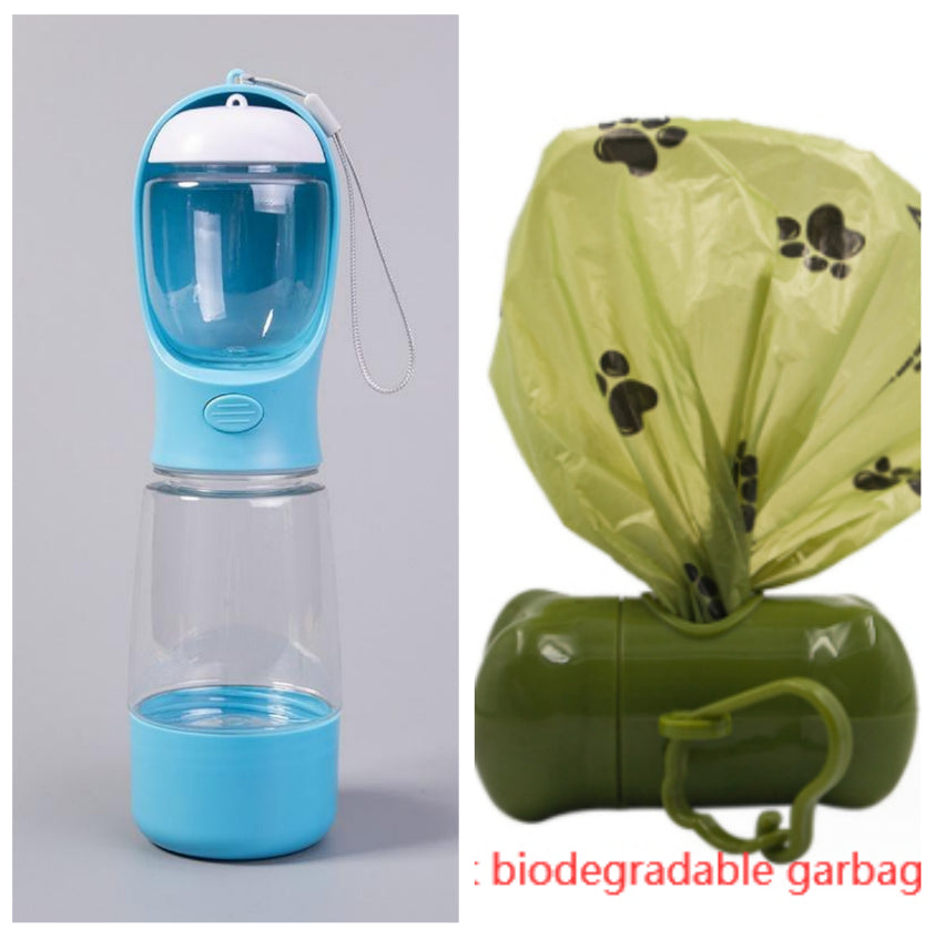 Eau et aliments Chien intégré Marche Portable Cat Eau potable Portable Cup