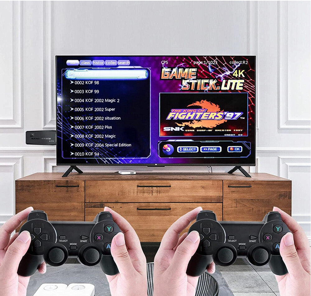 Console de jeu vidéo 20000 Kit de console de jeux rétro avec 2 contrôleurs sans fil Nouveau