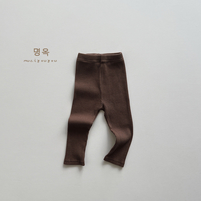 Leggings pour enfants Pantalons skinny rayés bébé