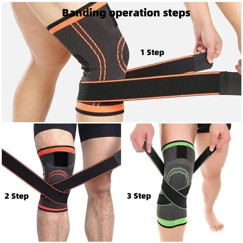 Enveloppe de soutien du genou unisexe pour la protection contre le méniscus-fraies de compression