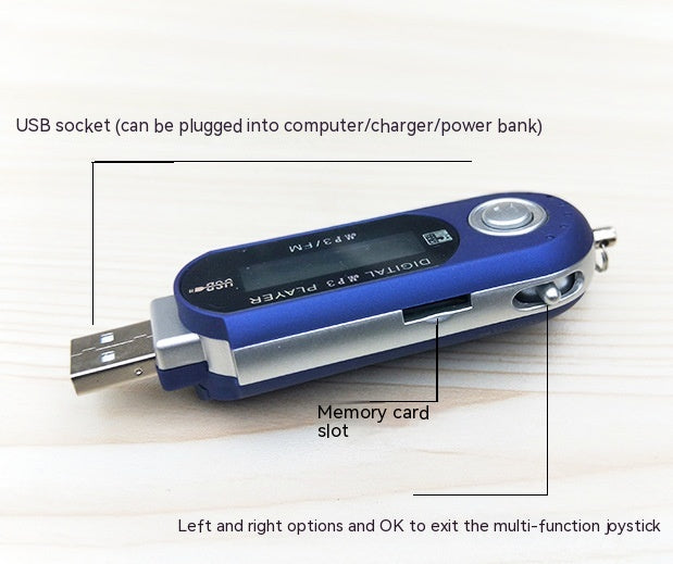 USB Direct Plug-in Ultra-long écran de veille MP3 avec affichage Lyrics
