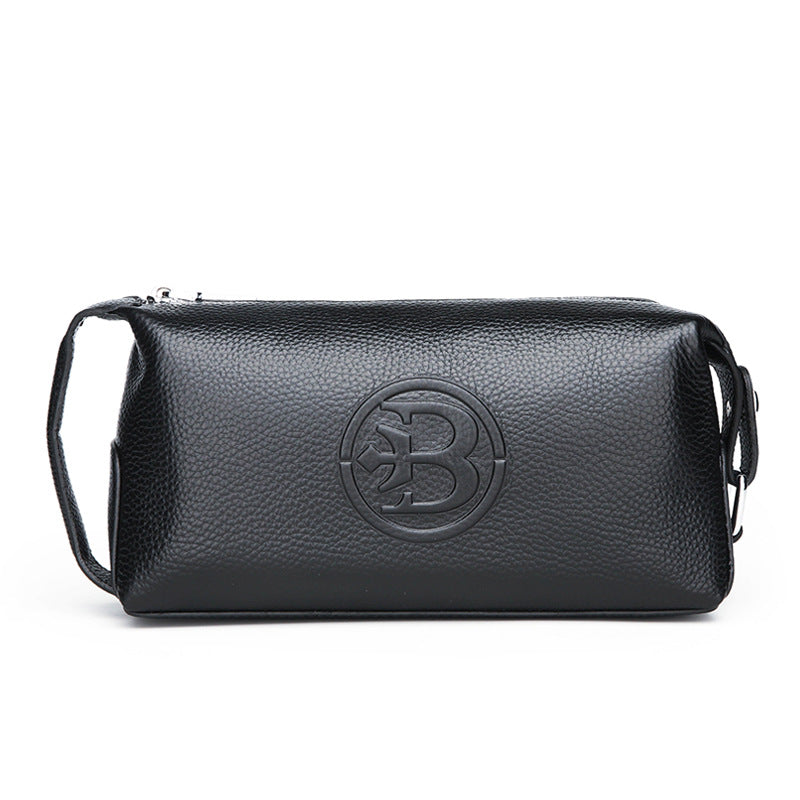 Cowhide sac élégant imperméable en cuir homme sac