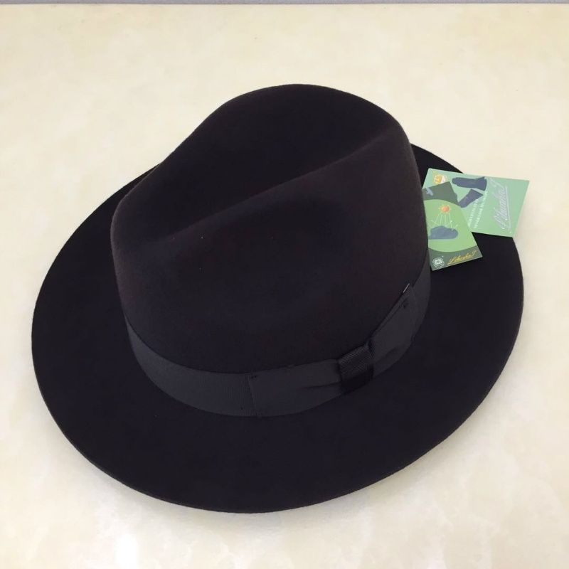 AutomneHiver Arrivée Shanghai Beach Pure Wool Fedora