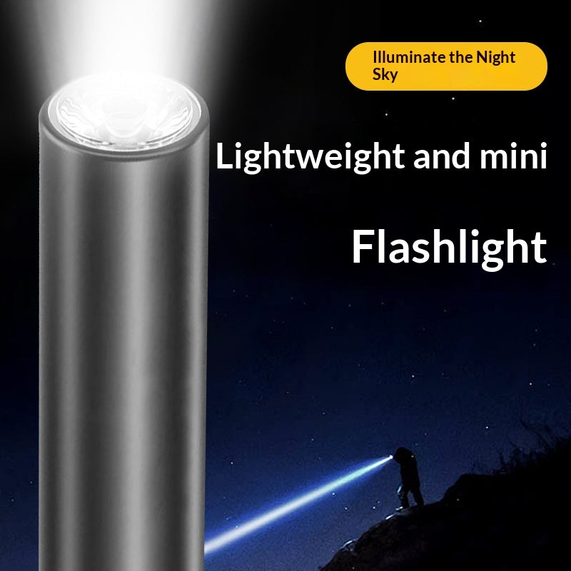 Mini lampe de poche portable USB de ménage