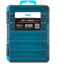 Boîte de stockage d'appât double couche multifonctionnelle