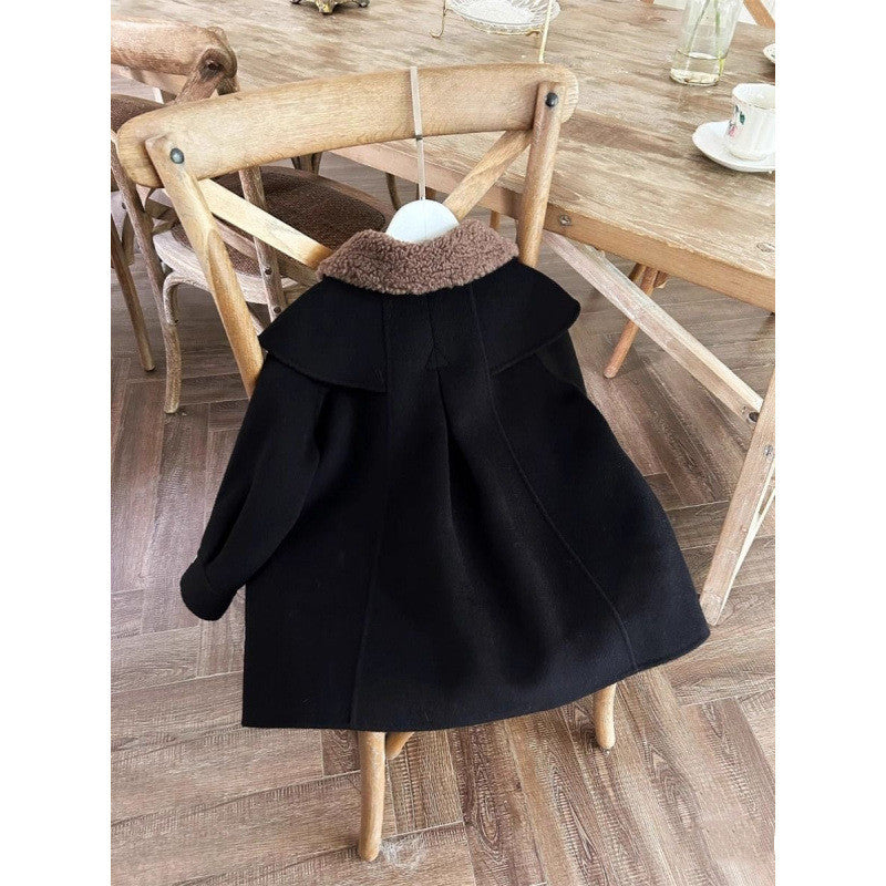 Élégants enfants académiques mi-long Mignon et mode