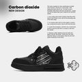 Couple noir tout-match plate-forme nationale de mode sneakers modèle étoile