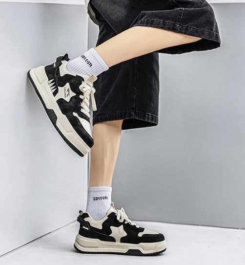 Sneakers blancs respirants pour hommes d'été