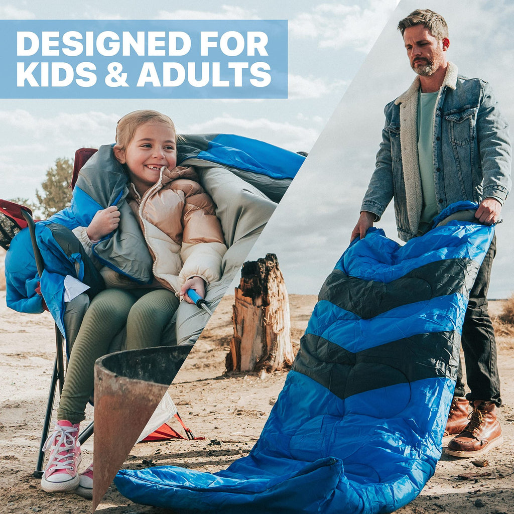 Creative Portable Hooded Sleeping Bag with Wrap-Around Hood