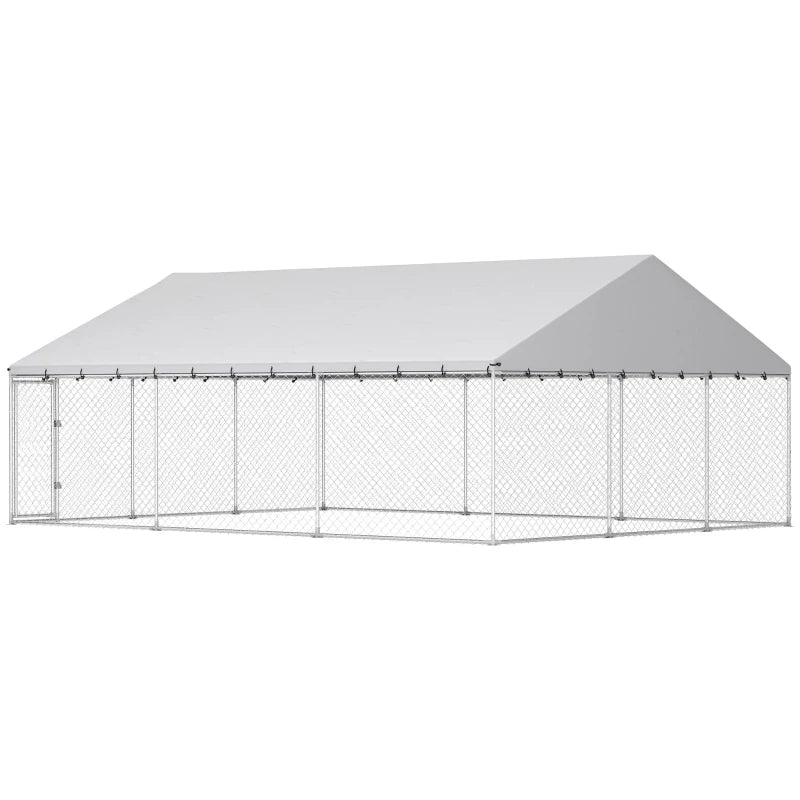 Kennel de chien extérieur robuste avec toit imperméable
