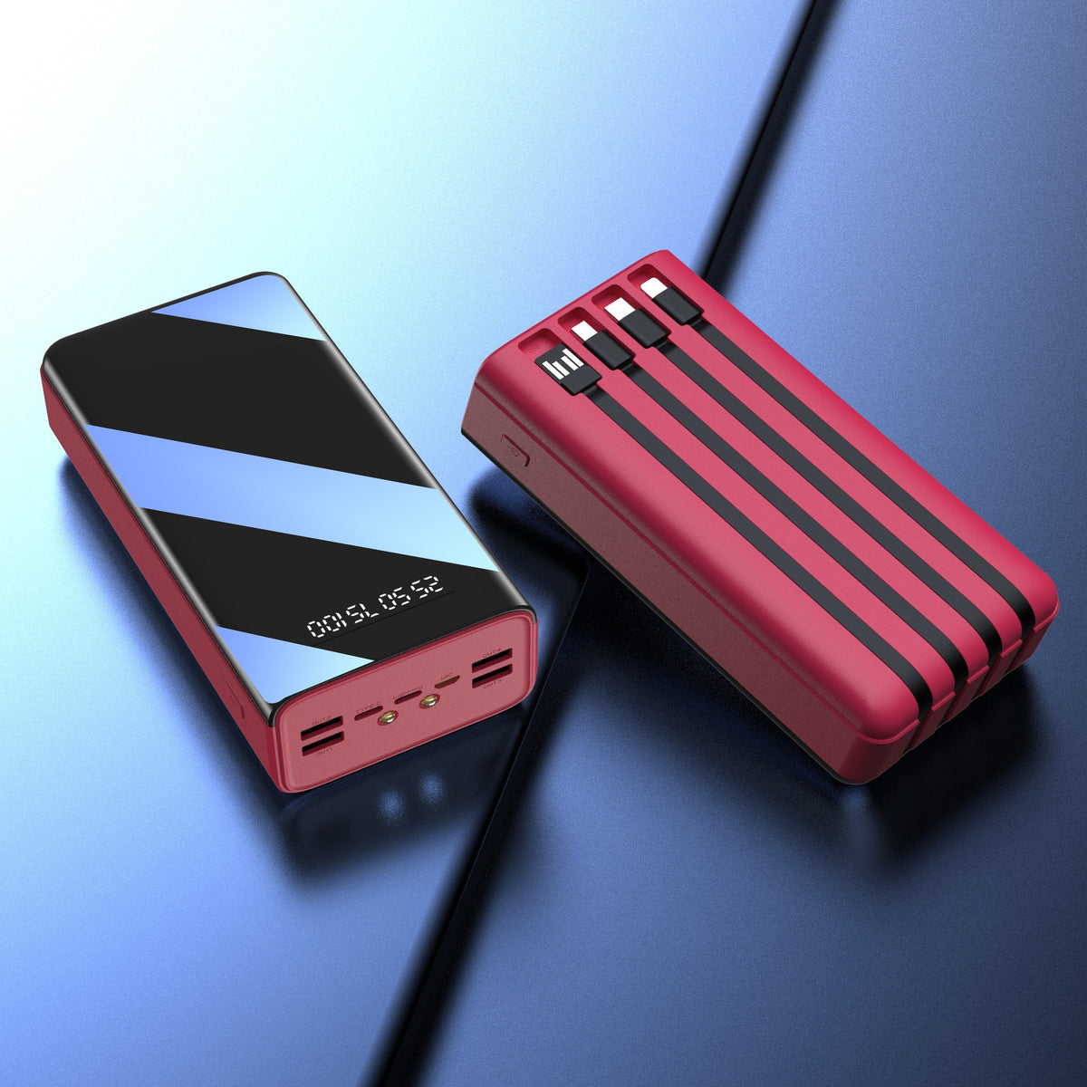 Grande capacité avec 4 lignes Power Bank 50000 MA