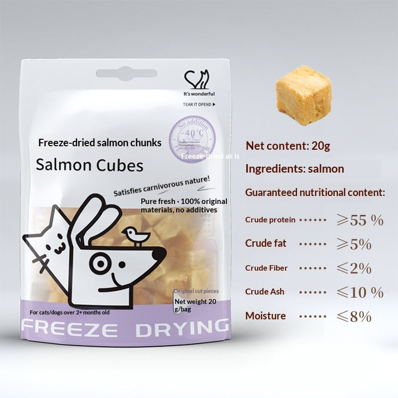 Aliments pour animaux de compagnie congelés