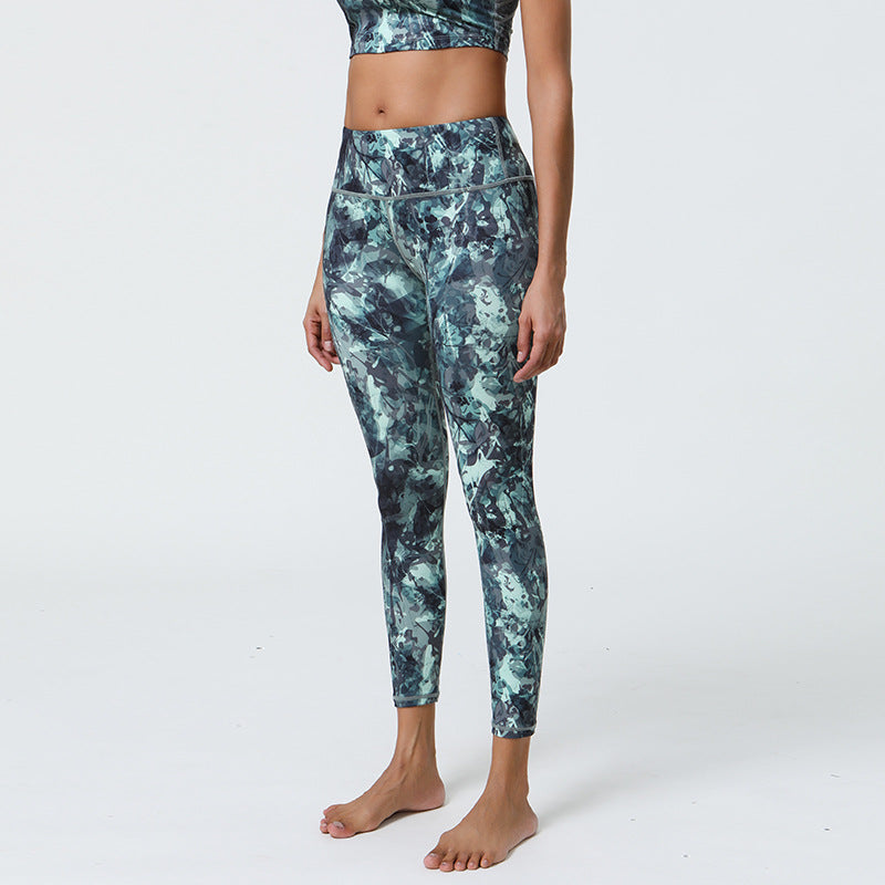 Leggings de yoga imprimés pour femmes