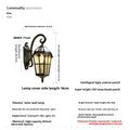 Lampe murale solaire extérieure polyvalente européenne