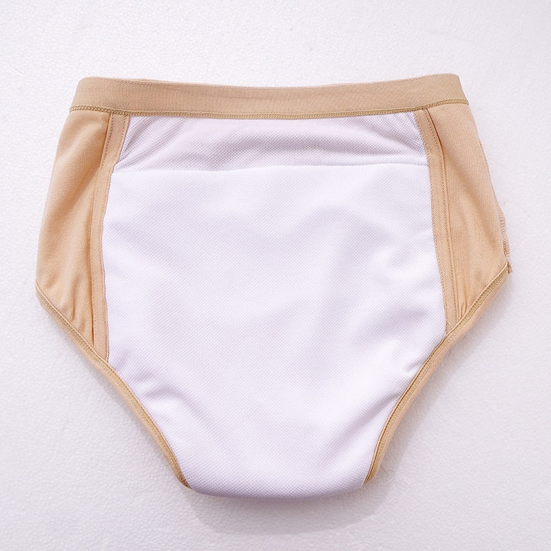 Sous-vêtements respirants en coton lavable pour adultes d'âge moyen à plus âgé avec incontinence légère