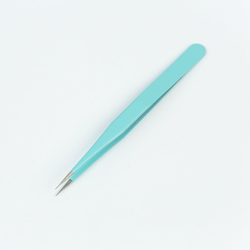 Tweezers en acier inoxydable Macaron Manuel coloré et ruban de papier