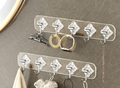 Langue de fleur crochet-poussière transparente-cour crochet-5 pack-* brevet-DY