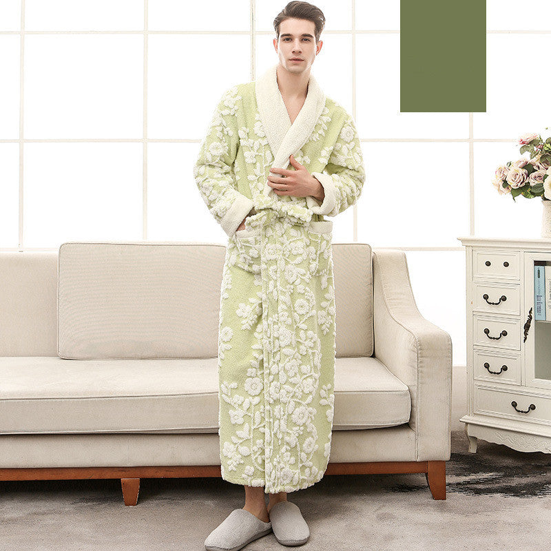 Jaquard Double couche Épaisseur de chemise de nuit en flanelle