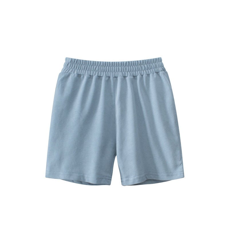 Short Capri pour enfants de couleur solide