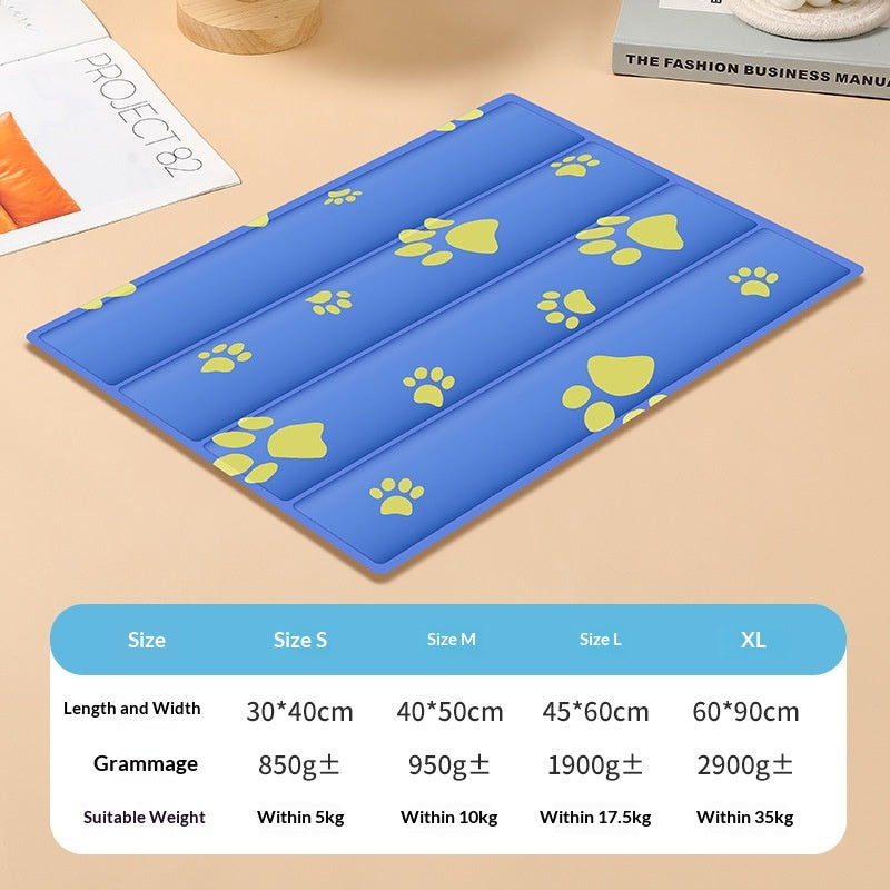 Coussin de gel de glace de refroidissement de chien