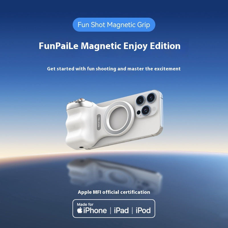 Poignée de photographie magnétique Bluetooth sans fil Aide à la caméra