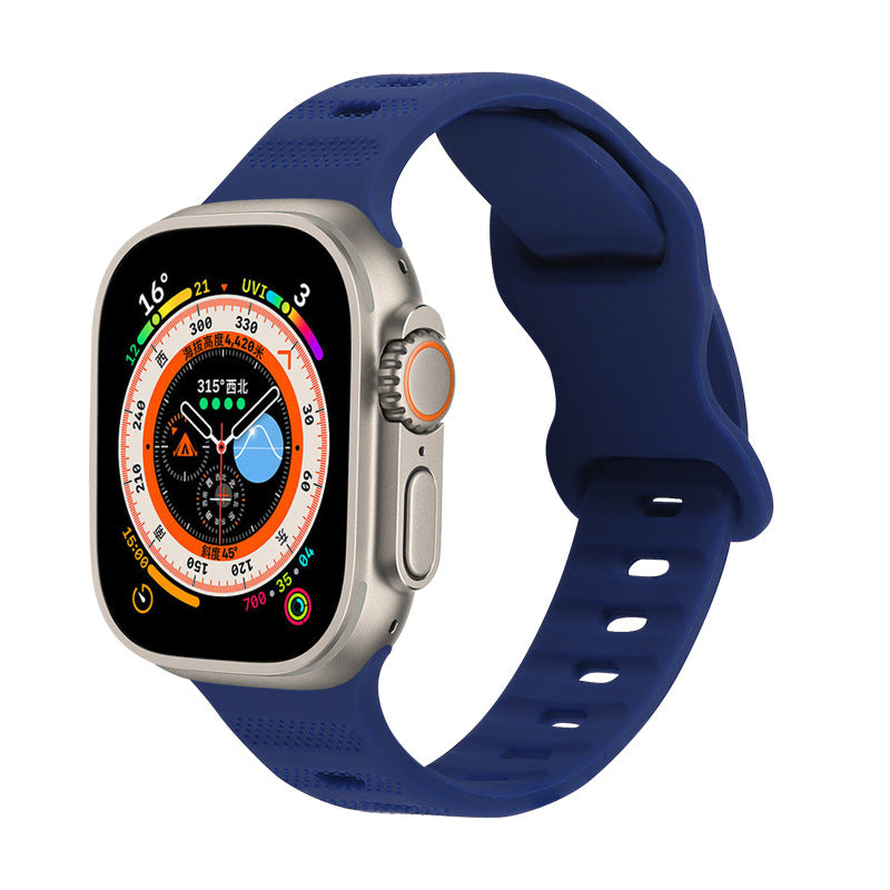 Couple Solid Color Montres de sport monochrome bracelet en silicone