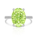 Femme Versatile Casual Papalacha Haute Carbone Diamant Fleur de Glace Anneau