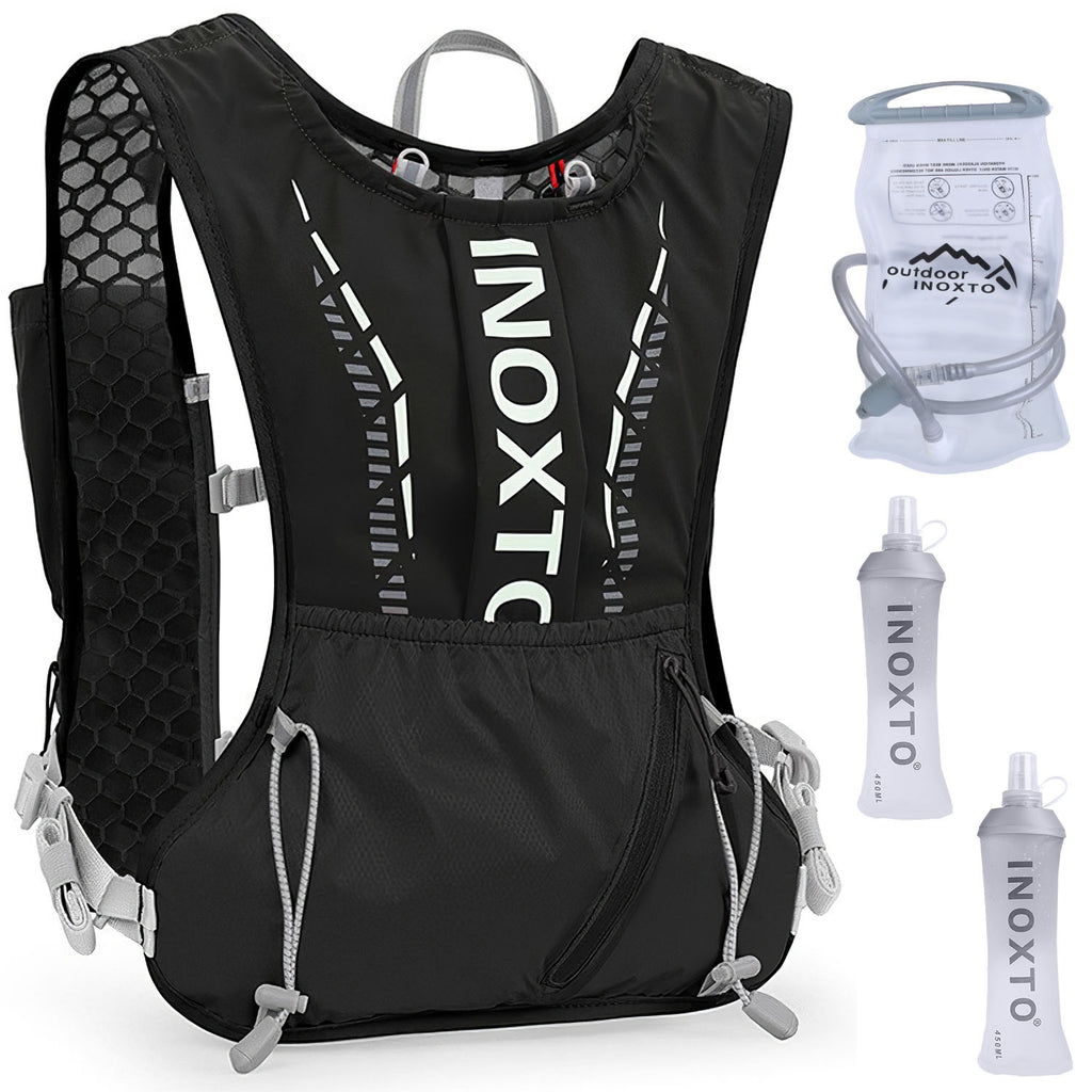 Sac à dos de course 1Pc Sport Hydratation Vest avec 15oz 50oz Water Bladder Bracelet réglable