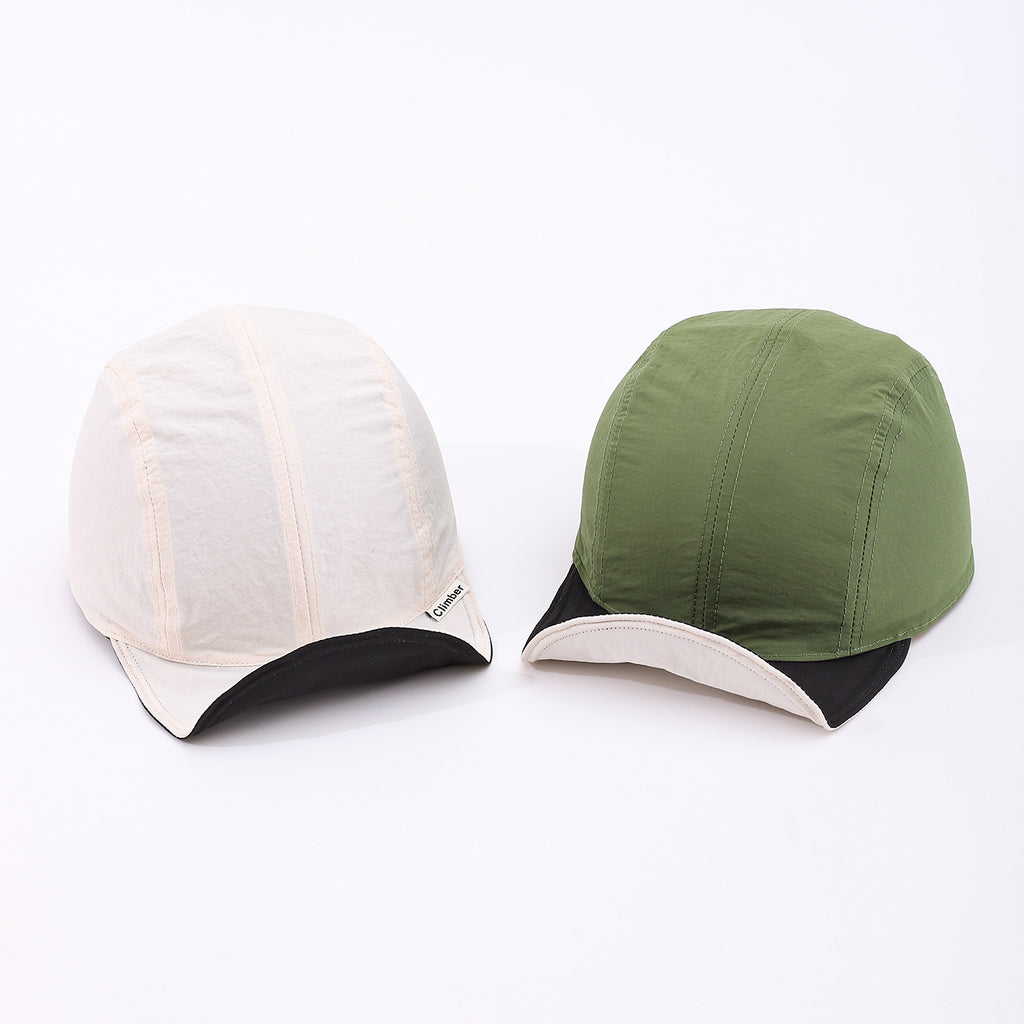 Men's Casual Short Brim Double-Sided Waterproof Baseball Cap