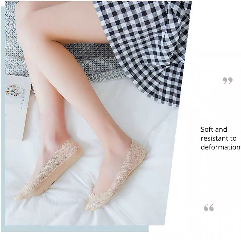 Chaussettes en dentelle Deux paires