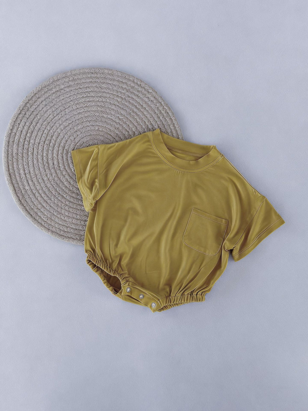 Bébé Romper naturel Bamboo fibre de style mince