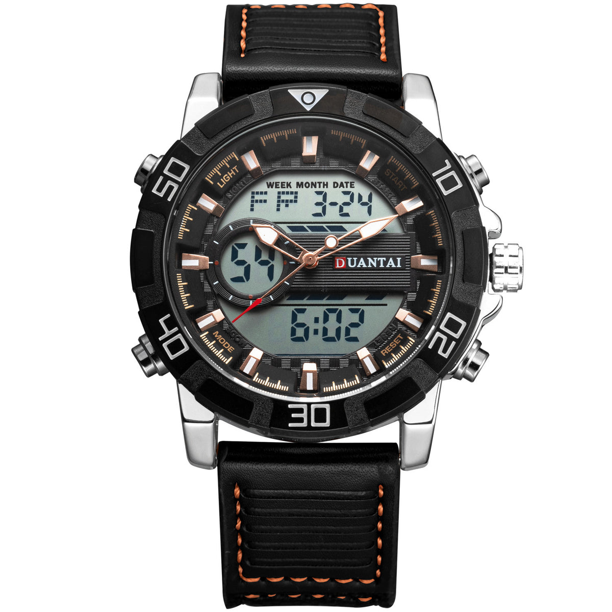 Montre extérieure multi-doubles pour hommes