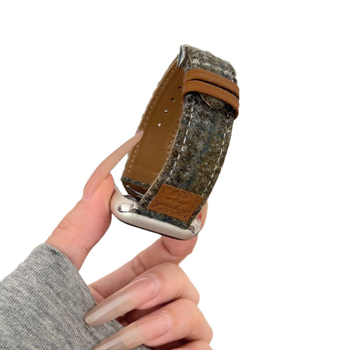 Bracelet créatif automnehiver Woolen Heat-transfer Montres en cuir