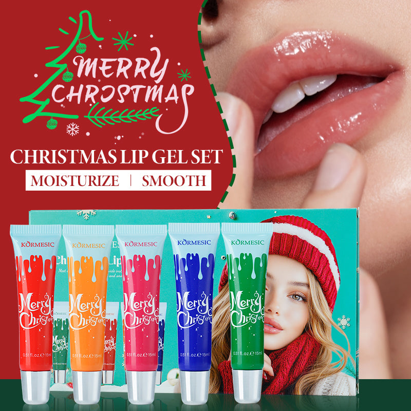 KORMESIC gel à lèvres de Noël set exclusivement pour le commerce extérieur 15ml-15ml-15ml-15ml
