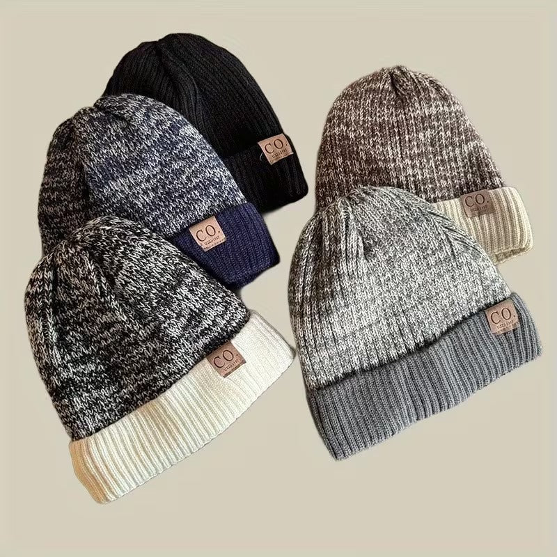Chapeau de bonnet d'hiver chaud pour hommes doublé d'une tête épaisse coupe-vent