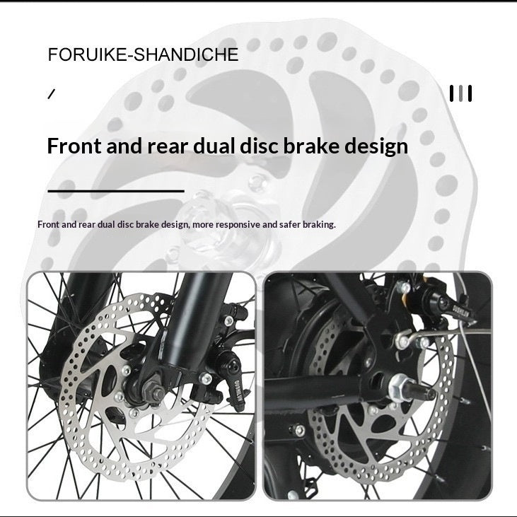 Exporter seulement un véhicule électrique de vélo de neige de 20 pouces