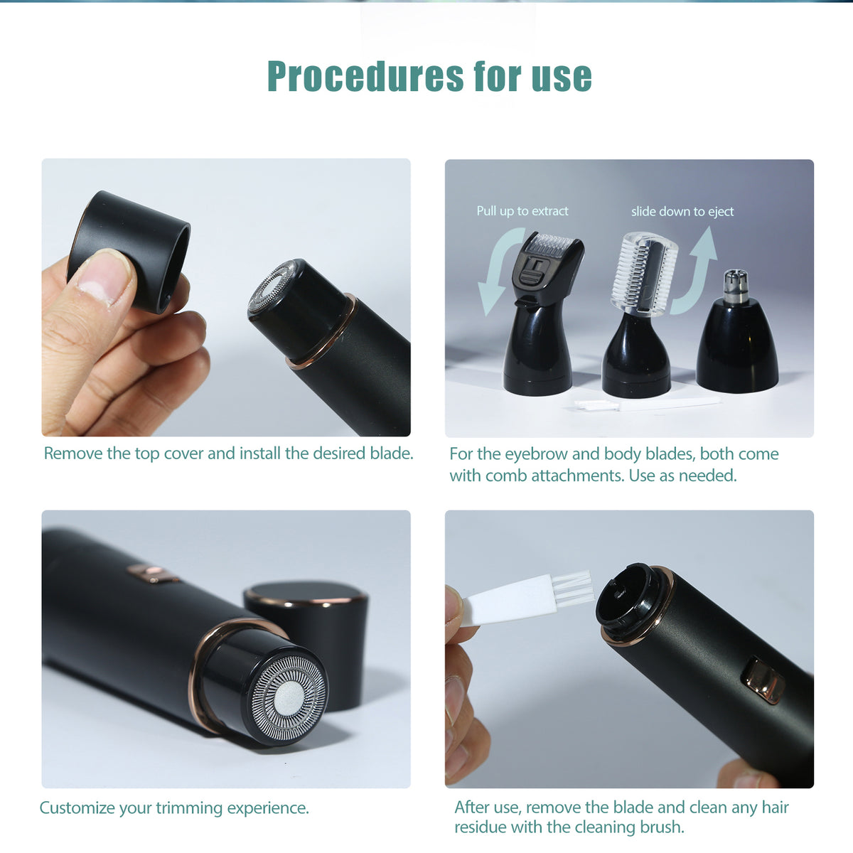4-in-1 Electric Hair RemovalAliExpress