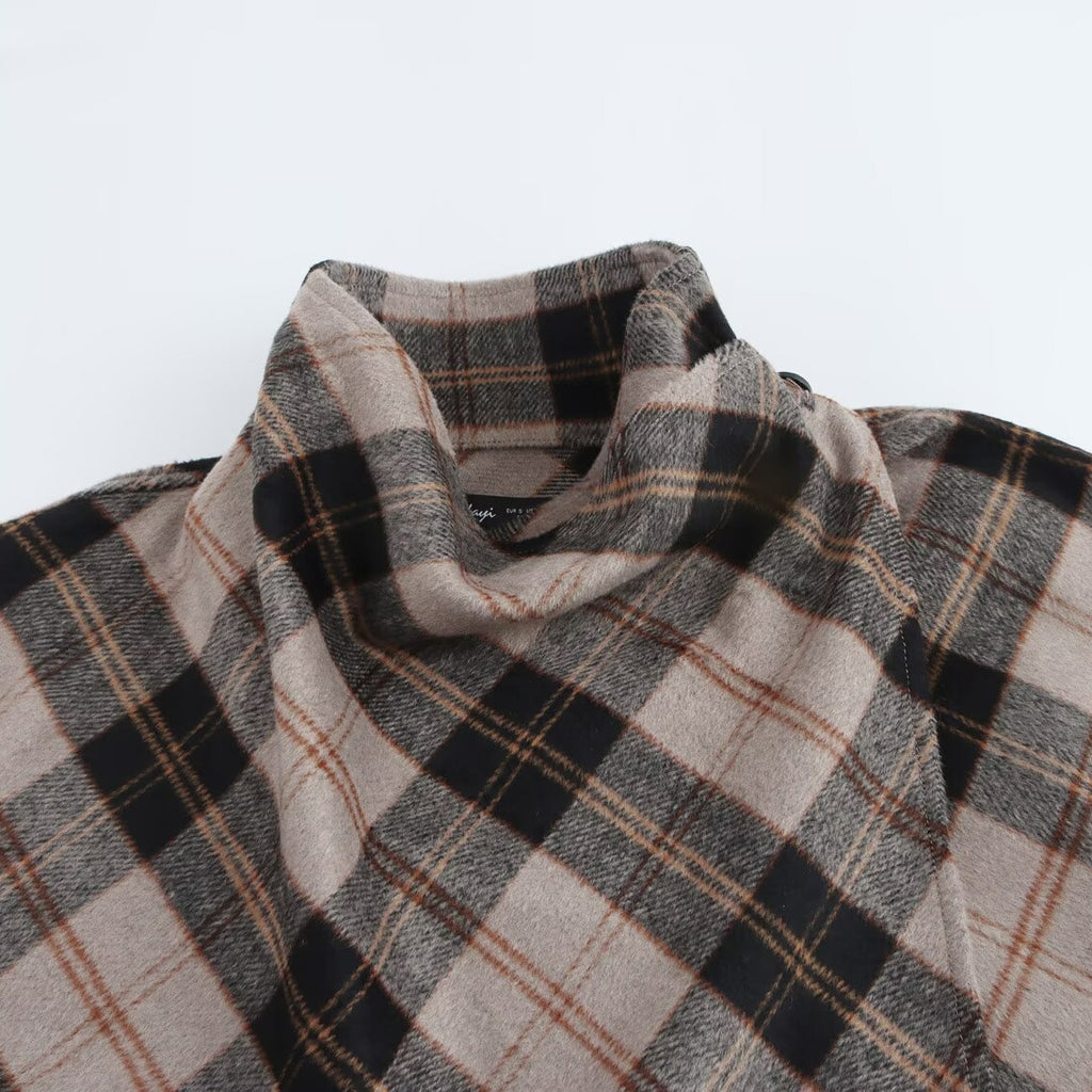 Manteau en tissu mélangé pour femmes